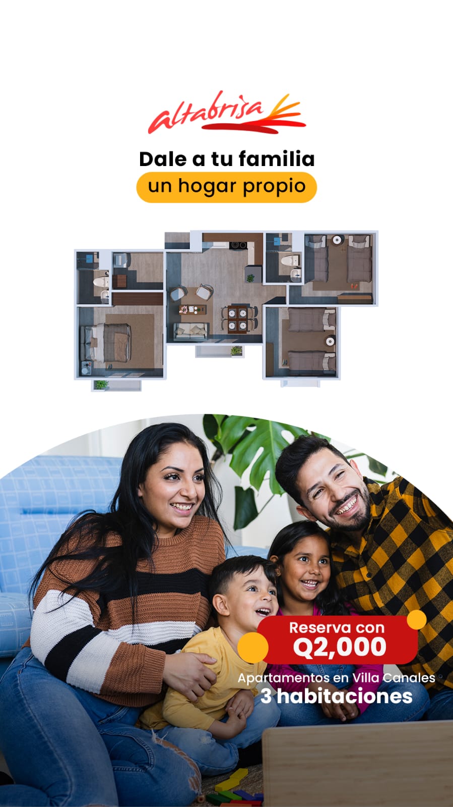 Modelo 3 habitaciones